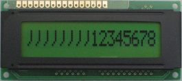 DEM 16102 SYH-PY, ЖК-точечная матрица 7.90 mm 1 x 16, Display Elektronik