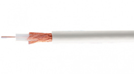 RG 59 B/U WHITE [100 м], Coaxial cable 100 m Copper-Plated Steel White, CEAM