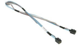 CBL-SAST-0593, Cable Mini-SAS HD Plug - Mini-SAS HD Plug 600mm Blue / Grey, Supermicro