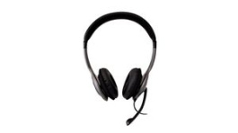 HU521-2EP, Headphones, On-Ear, USB, Black / Grey, V7