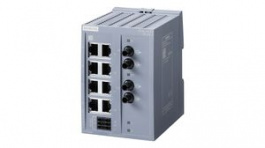 6GK5108-2BB00-2AB2, Ethernet Switch, RJ45 Ports 8, Fibre Ports 2ST, 100Mbps, Unmanaged, Siemens