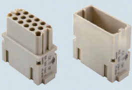 CX 17 DF, Модульные блоки,обжимные соединения.Без контактов (заказываются отдельно)- вставки-розетки для гнездовых контактов, ILME