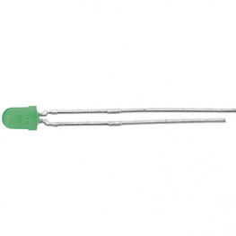 TLHG 4605, СИД 3 mm (T1) зеленый, Vishay