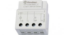 15.91.8.230.0000, Step relay with dimmer, 230 VAC 100 W, FINDER