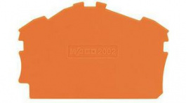 2002-6392, Terminal Block Accessory, Orange, 38.9 x 52mm, PU%3DPack of 25 pieces, Wago