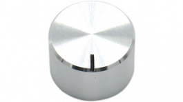 RND 210-00344, Aluminium Knob, silver, 4.0 mm shaft, RND Components
