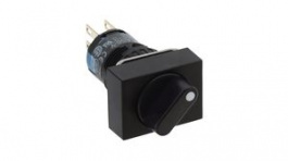 AS6H-3Y2P, Rotary Switch 2-Pole 3-Pos 45° Panel Mount, IDEC