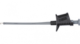 SKPS 8334 NI / SW, Safety Hook Clip diam. 4 mm black 1000 V; 6 A; CAT I, Schutzinger