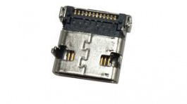 RND 205-01049, USB-C Connector 3.1, Receptacle, Right Angle, RND Connect