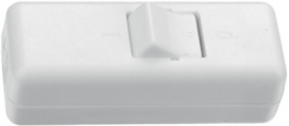 8010-008.01, Шнуровой промежуточный переключатель, 2-контактный белый, interBAR