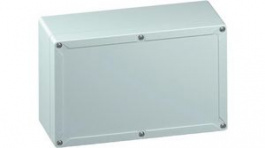 10091201, Plastic Enclosure Without Knockout, 252 x 162 x 120 mm, ABS, IP66/67, Grey, Spelsberg