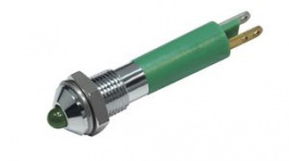 19020351, LED Indicator, Green, 6mcd, 24V, 6mm, IP67, CML INNOVATIVE TECHNOLOGIES