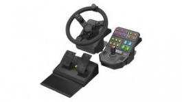 945-000062, Gaming Steering Wheel, Control Panel, Pedals, EMEA, Logitech