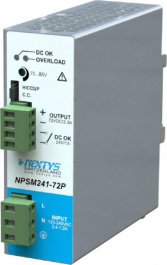 NPSM241-72P, Premium Power Supply 1Ph, 240W\In: 120-240Vac, Out: 72Vdc/3.3A Parallelable, NEXTYS