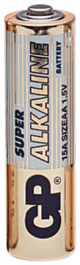 15A-S2 SUPER ALKALINE, Первичная батарея 1.5 V LR6/AA, GP Batteries