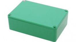 1590B3GR, Diecast Stomp Box, Aluminium, Green, 77 x 116 x 38 mm, Hammond