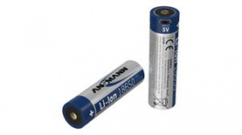 1307-0003, Rechargeable Battery with USB Charging Socket, Li-Ion, 18650, 3.6V, 3.4Ah, Ansmann