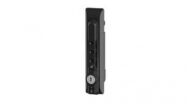 VRA6023, Door Handle with Combination Lock for Cabinets, 2pcs, Plastic, Black, Vertiv