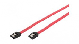 AK-400102-003-R, SATA Connection Cable 300mm Red, DIGITUS