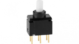 GB25AP, Ultra-Miniature Pushbutton Switch, On-(On), Soldering Pins /, NKK Switches (NIKKAI, Nihon)