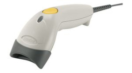 LS1203-CR10001R, Barcode Scanner, 1D Linear Code, 0 ... 215 mm, PS/2/RS232/USB, Cable, White, Zebra