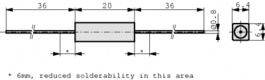 KH206-8 10B 680R, Проволочный резистор 680 Ω 4 W ± 10 %, Vitrohm