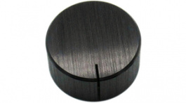 RND 210-00337, Aluminium Knob, black, 6.4 mm shaft, RND Components