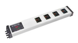 12024, Switched, Metered Power Strip PDU, 10A, 4x IEC C13 Lock Socket, Gude