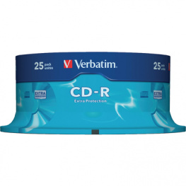 43432, CD-R 700 MB Spindle for 25, Verbatim