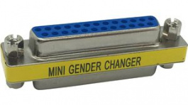 RND 205-00851, D-Sub Gender Changer, Female / Female, 25 Poles, RND Connect