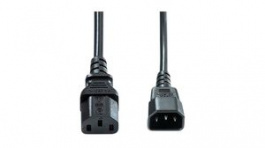 AP9870, AC Power Cable, IEC 60320 C13 - IEC 60320 C14, 2.5m, Black, APC