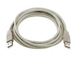 CW 5 UAM, male insert, patch cable USB-A / USB-A, 5 m, modular units series MIXO, ILME