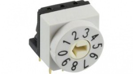 428427320910, Rotary DIP Switch Arrow-Shaped Slot 10-Pos 2.54mm Through Hole, WURTH Elektronik