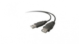 F3U134B10, Cable USB-A Plug - USB-A Socket 3m Black, BELKIN