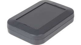 WP6-8-2C, Low Profile Case 80x60x20mm Charcoal Grey ABS IP67, Takachi