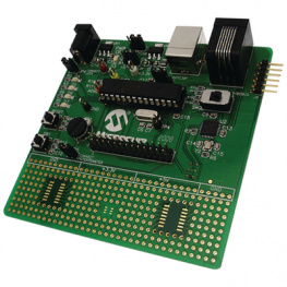 DM300027, Макетная плата Starter,16-бит, 28-контактная, Microchip