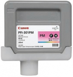 PFI-301PM, Картридж с чернилами PFI-301PM цвет Photo Magenta (малиновый), CANON