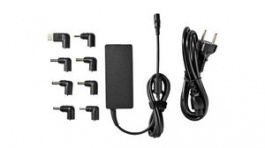 NBAU6501FBK, Notebook Adapter with 8 Changeable Tips 65W 4 A, Nedis (HQ)