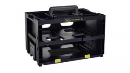 146401, Storage and Transport System Carrymore 80, 386x263x241mm, Black, Raaco