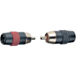 NF2CL/2 (pair) [2 шт], Штекер кабеля черный красный + черный уп-ку=2 ST, Contrik