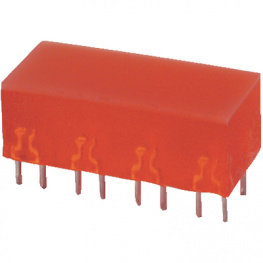 L-895/8IDT, Светодиодные секции красный 10 x 22 mm, Kingbright