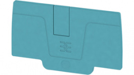 1991950000, AEP 2C 6 BL End plate Blue, Weidmuller