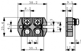 FPA100 6R8 J, Силовой резистор 6.8 Ω 100 W ± 5 %, Arcol
