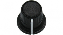 RND 210-00296, Plastic Round Knob, black, 3.2 mm H Shaft, RND Components
