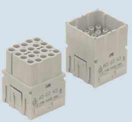 CX 20 CM, Модульные блоки,обжимные соединения.Без контактов (заказываются отдельно)- вставки-вилки для штекерных контактов, ILME