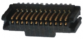 354863, Hermaphroditic PCB connector 1x10P, Erni