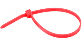 TY 125-40-2, TY-Fast Cable Tie 141 x 3.6mm, Polyamide 6.6, 180N, Red, Thomas & Betts