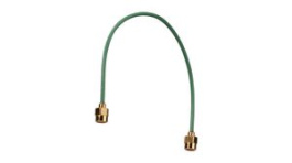 80336669, RF Cable Assembly, SMA Male - SMA Male, 228.6mm, Green/Transparent, Huber+Suhner