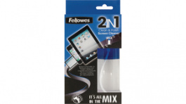 9922101, 2-in-1 screen cleaner with micro-fibre cloth, Fellowes