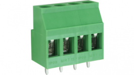 RND 205-00289, Wire-to-board terminal block 0.05-3.3 mm2 (30-12 awg) 5.08 mm, 4 poles, RND Connect